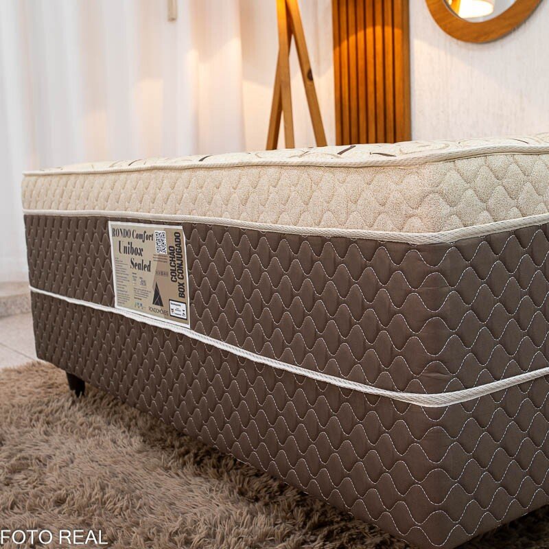 Unibox Casal Rondoconfort Ortopédico D33 Rondomóveis - 138x188x60 | Suporta até 300kg - Imagem 4