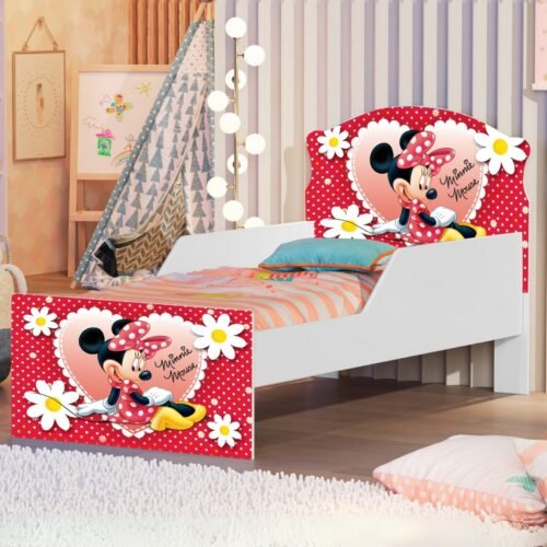 Mini Cama Juvenil Lívia (Menina) Minnie 404191 – MADEC MÓVEIS