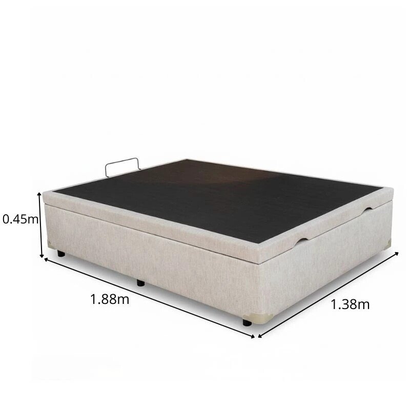 Colchão Casal Ibiza Molas Ensacadas - Bianchi Colchões + Box Baú Casal Prime Confort Corino Palha Blindado - Issacar 138x188x78 | Suporta até 400kg - Imagem 10