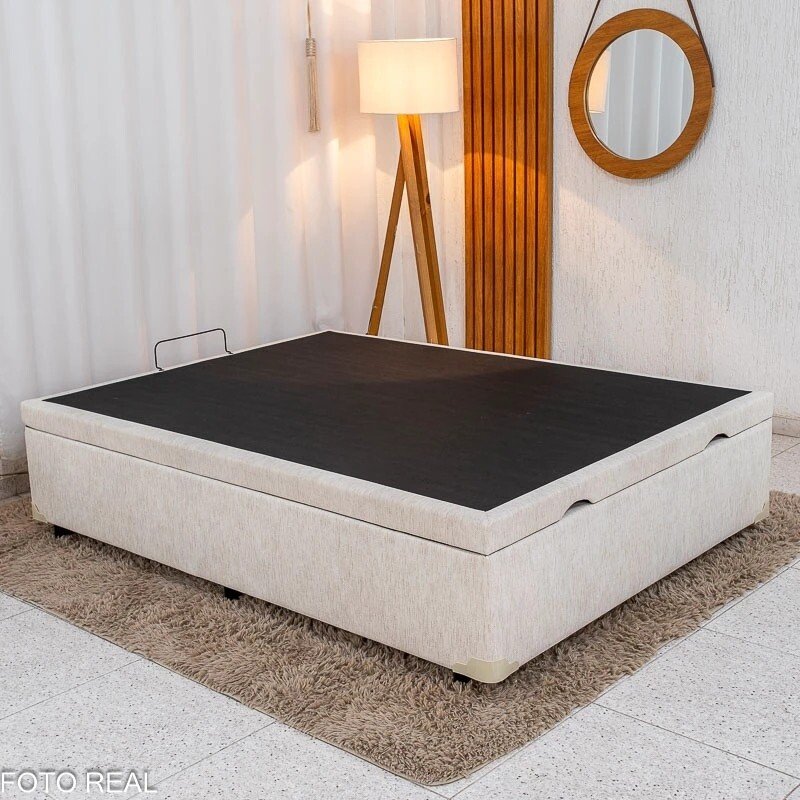 Colchão Casal Ibiza Molas Ensacadas - Bianchi Colchões + Box Baú Casal Prime Confort Corino Palha Blindado - Issacar 138x188x78 | Suporta até 400kg - Imagem 12