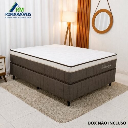 Colchão Casal Premium Plus Molas Ensacadas Pocket 138x188x32 - Rondomóveis | Suporta até 240kg