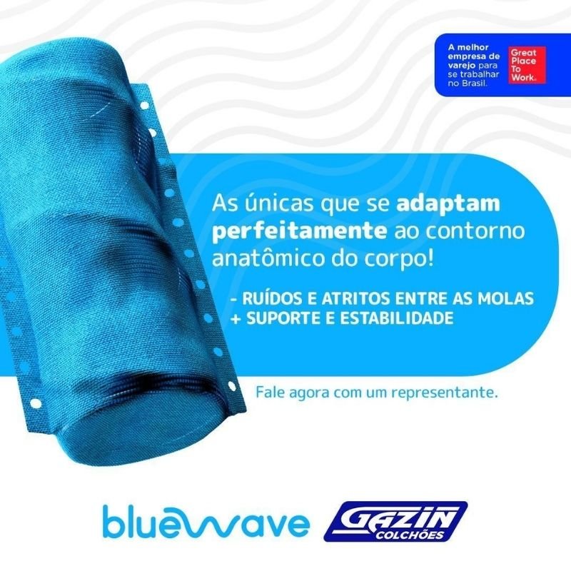 Colchão Casal Twins D33 Molas Ensacadas Gazin + Box Casal Sued Marrom Ortobel - 138x188x71 | Suporta até 290kg - Imagem 5
