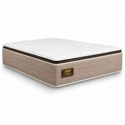 Colchão Casal Twins 138x188x34 Molas Ensacadas BlueWave - Gazin | Suporta até 290kg