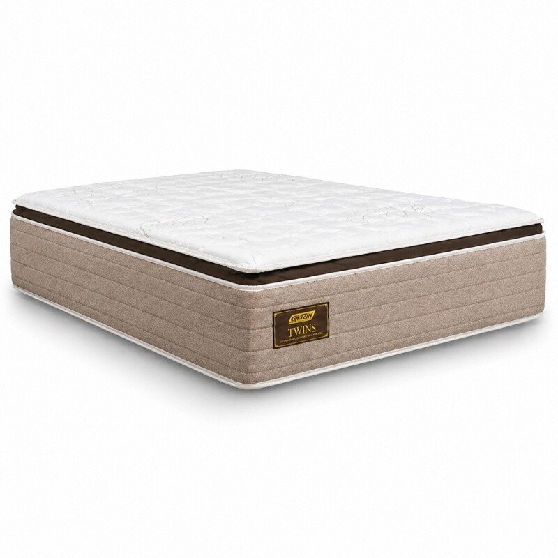 Colchão Casal Twins 138x188x34 Molas Ensacadas BlueWave - Gazin | Suporta até 290kg