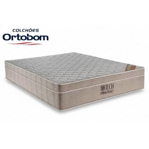 Colchão Queen Airtech Springpocket 158x198x25 Ortobom | Suporta até 240kg