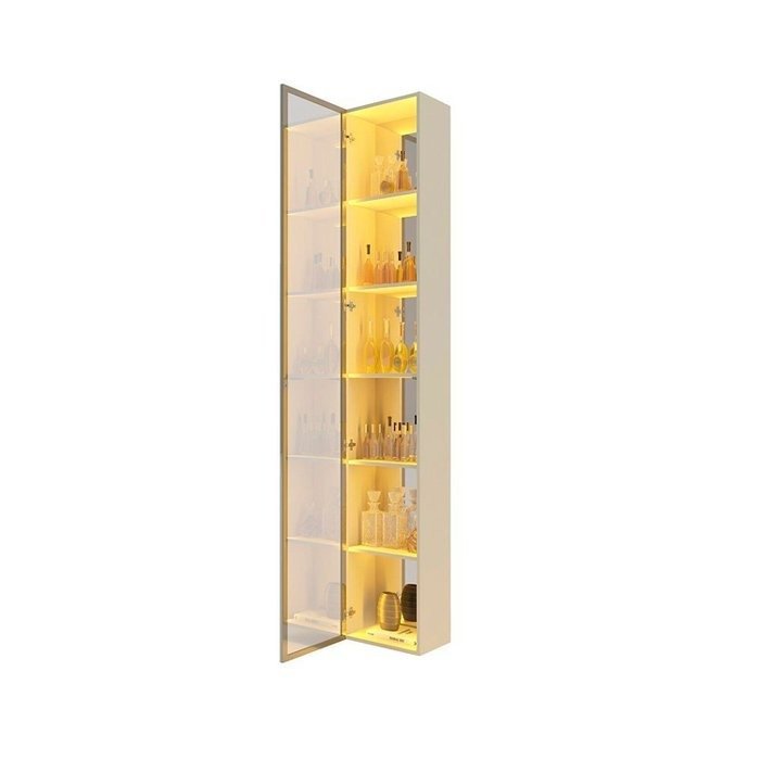 Cristaleira Torre Luminare Reflect Off White - GELIUS - Imagem 2