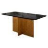 Mesa de Jantar Los Angeles 1.60x0.80 - Cinamomo/Preto