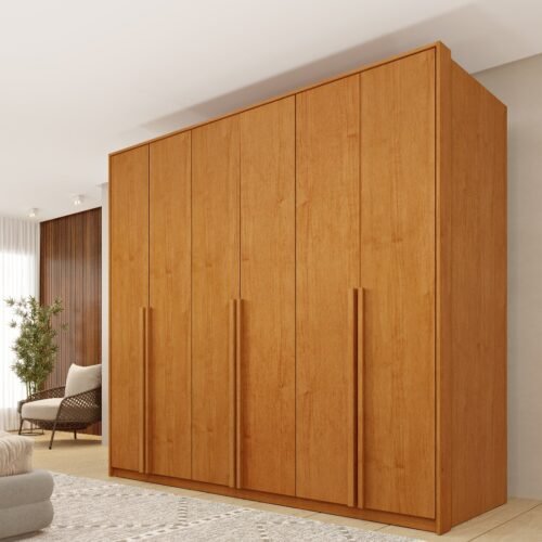 Guarda-Roupa Master 6 Portas e 6 Gavetas Tcil - Cinamomo