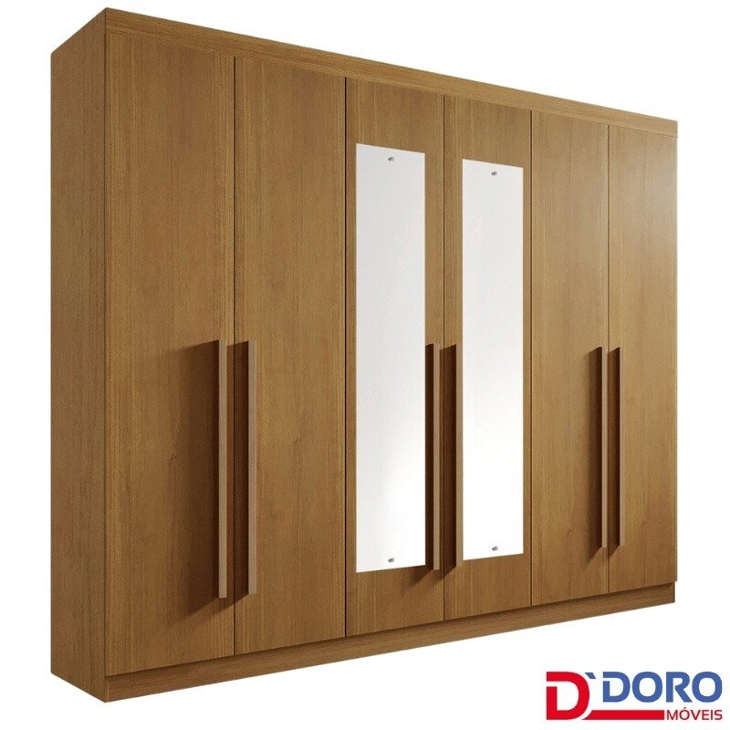 Kit 2 Espelhos Guarda-roupa Da Vinci D Doro