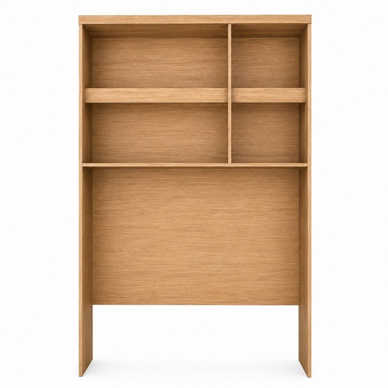 Modulado Casal Cumaru/Fendi Fosco 1 Guarda-Roupa Rizon New 4 Pts + 2 Criado Rizon + 1 Canto Oblíquo Rizon C/Porta de Vidro + 1 Aéreo 3 portas Rizon - Novo Horizonte - Imagem 4
