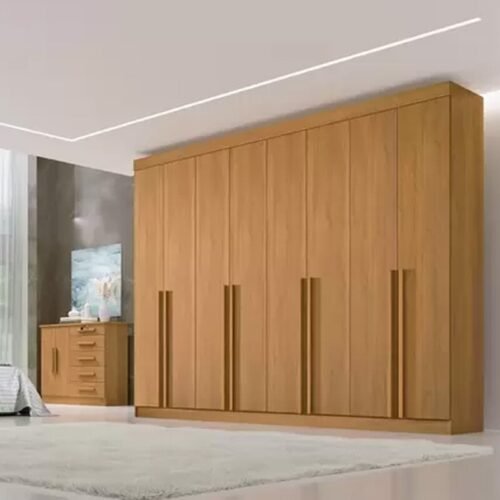 Guarda-roupa Daymond 8 Portas Cinamomo 100% MDF Larg. 2.75m - D Doro